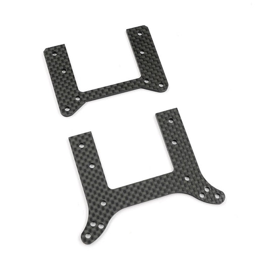 Yeah Racing Graphite Front & Rear Shock Tower For Yokomo 870C Super Dog Fighter YZ10 2023, YKDF-003BK