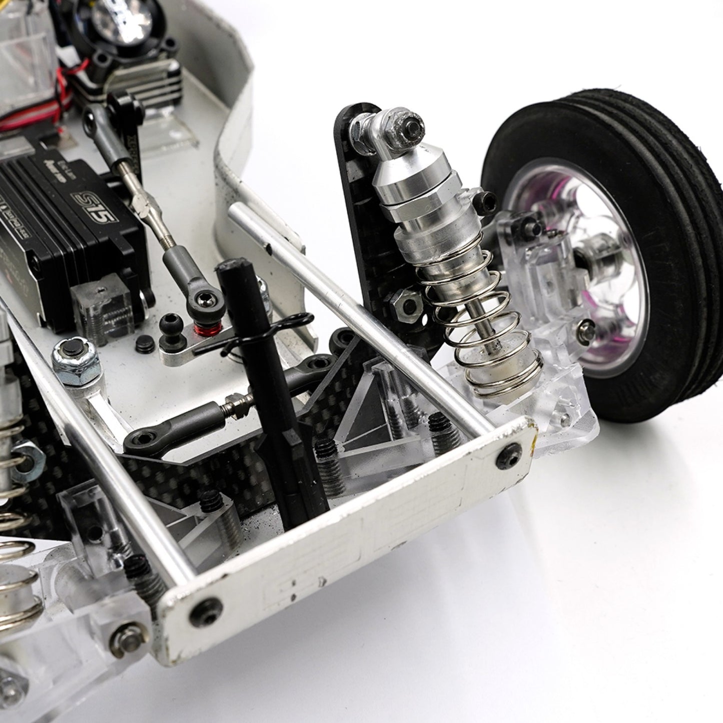 Yeah Racing Graphite Front & Rear Shock Tower For Team Associated RC10, TARC-007BK