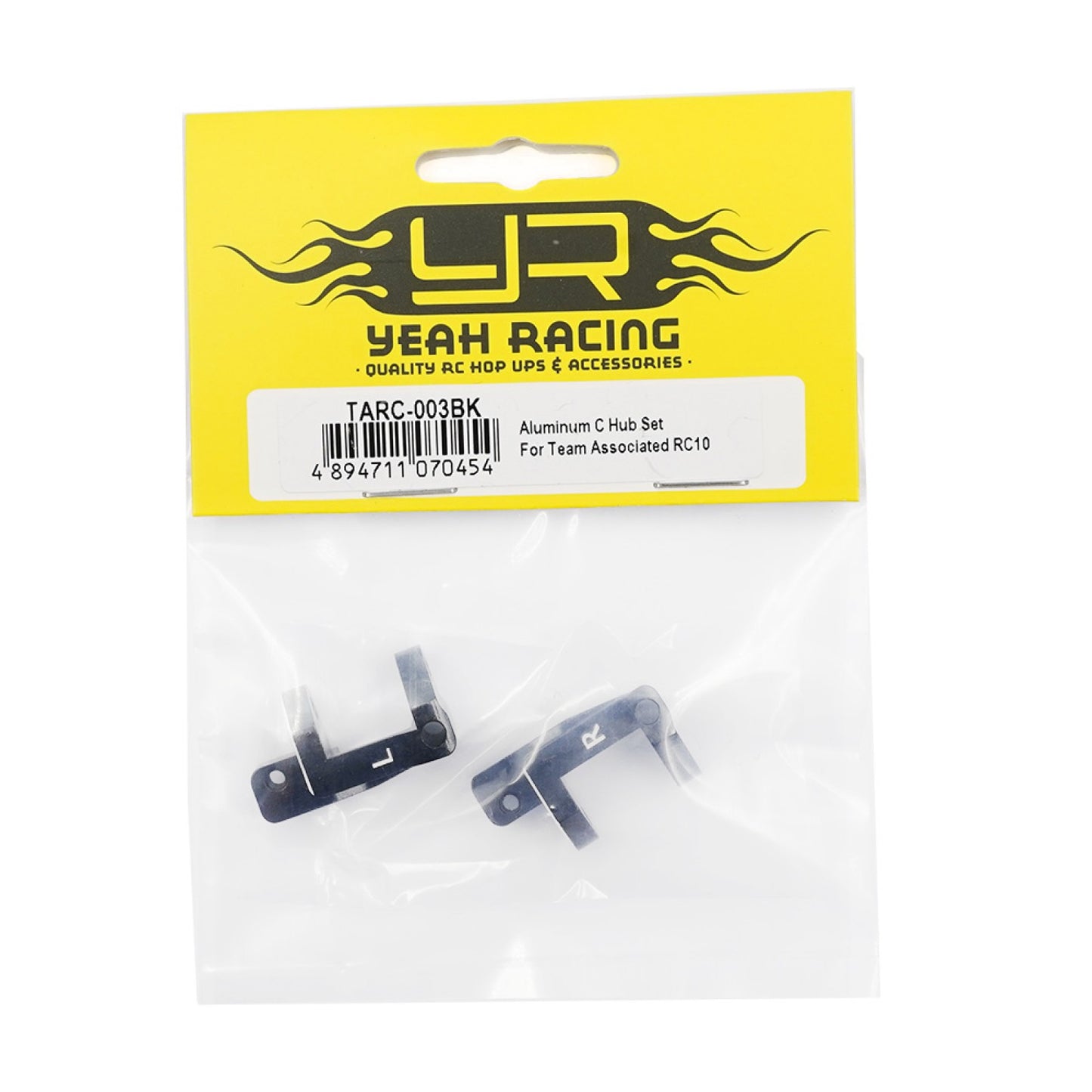 Yeah Racing Aluminum C Hub Set For Team Associated RC10 Black, TARC-003BK