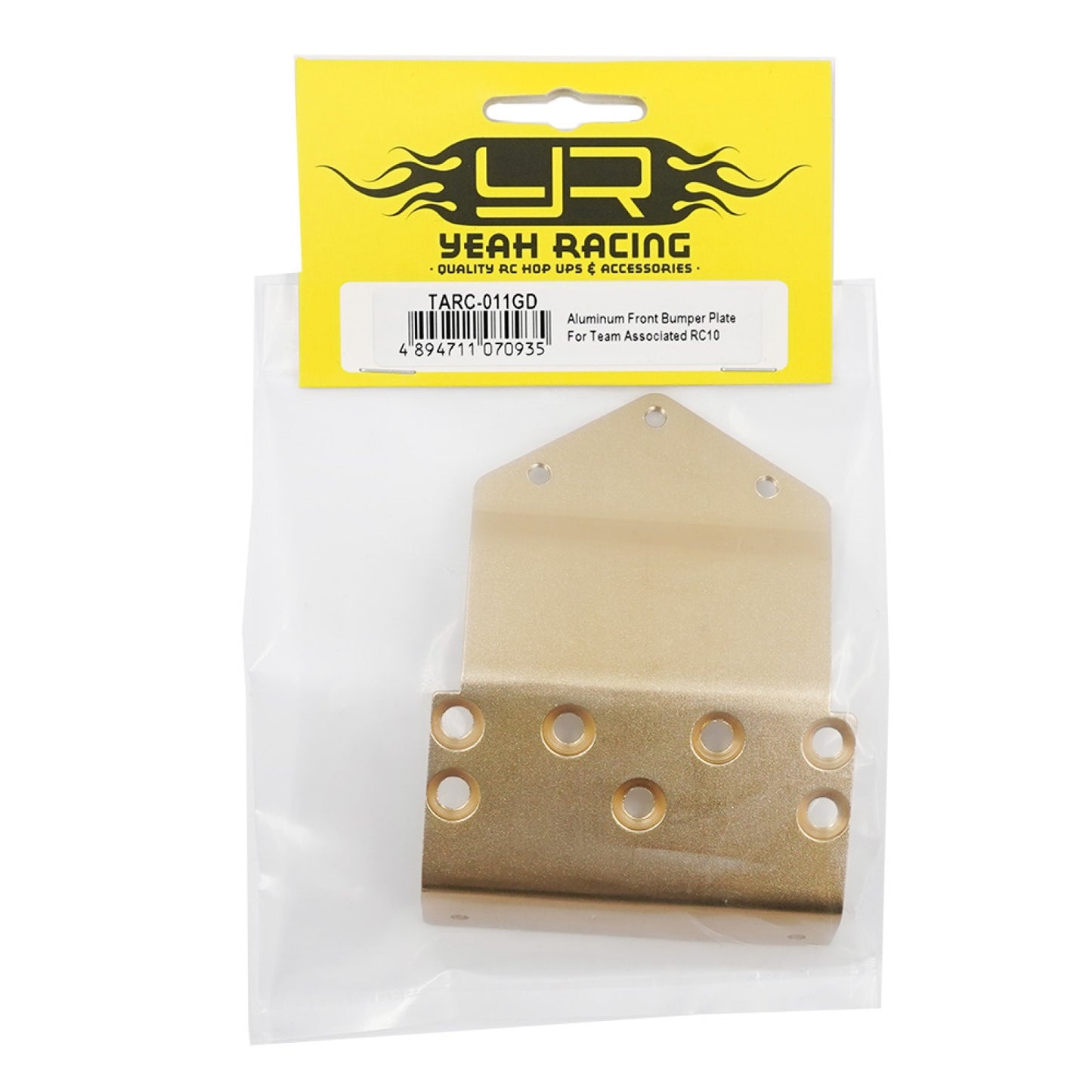 Yeah Racing Aluminum Front Bumper Plate For Team Associated RC10
