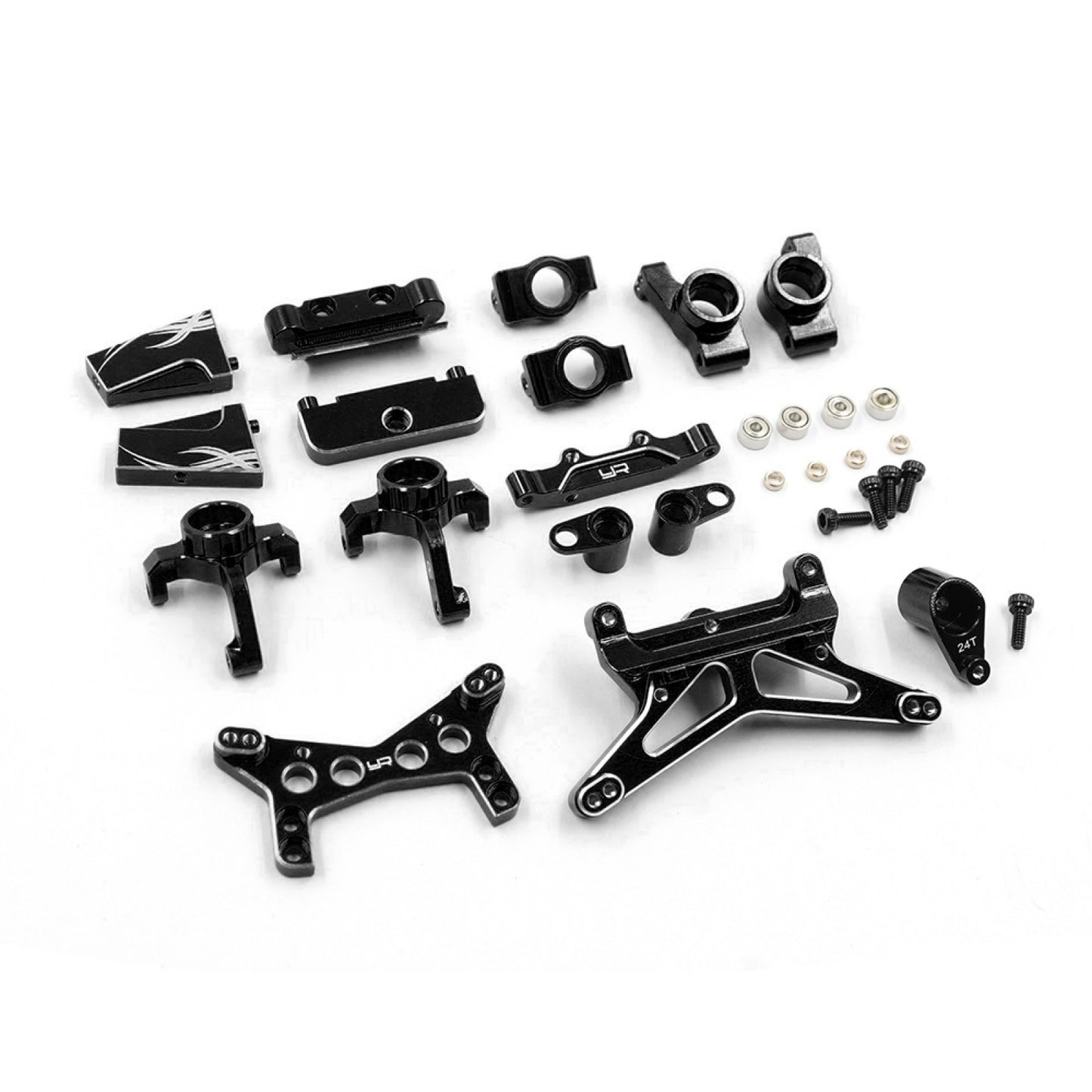 Yeah Racing Aluminum Essential Conversion Kit For Losi 1/24 Micro-B 2WD Buggy / 1/28 Micro-T Truck