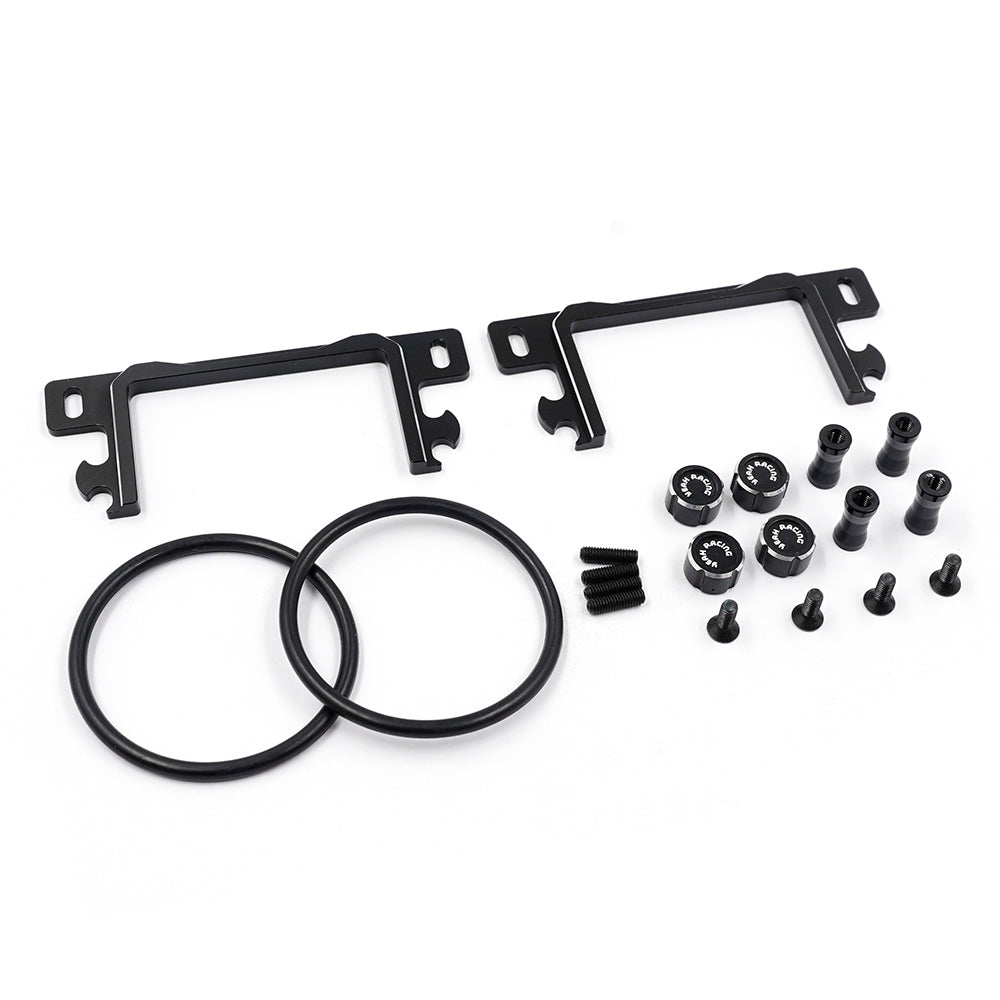 Yeah Racing Aluminum Shorty Battery Holder For Team Associated RC10 Black, TARC-012BK
