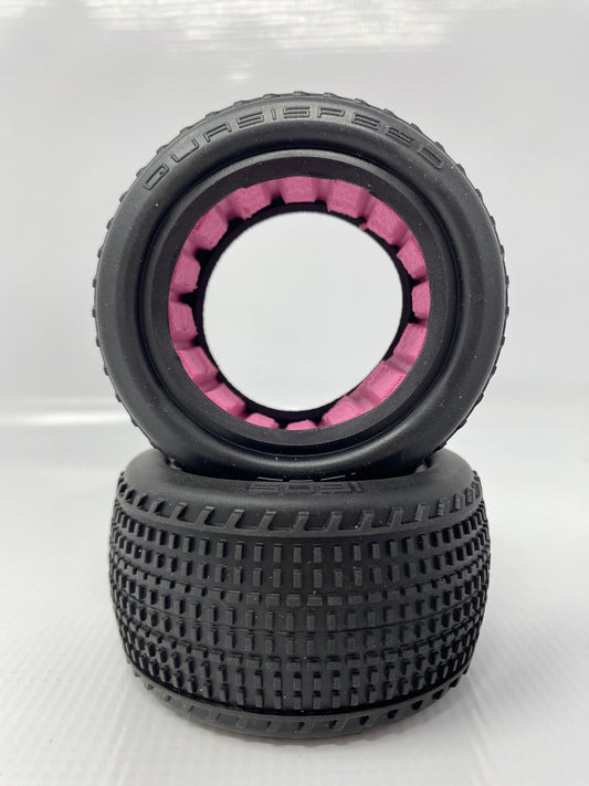 QuasiSpeed Rubber Rear Tires with Inserts (2) QS-1602