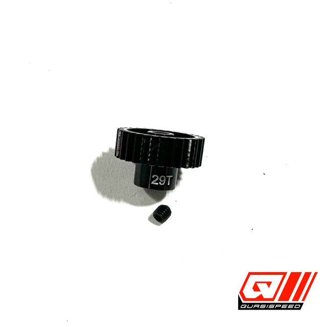 Team GFRP/QuasiSpeed Aluminum Pinion Gears (1/8 in shaft) 48P for Dirt Oval Cars