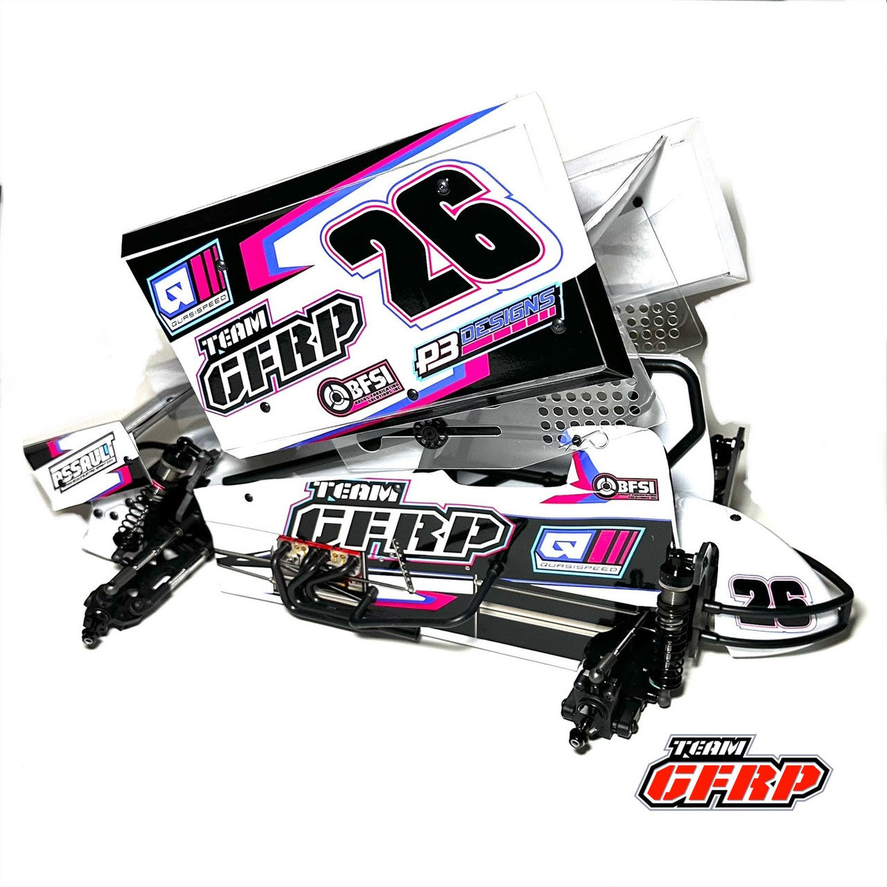 Team GFRP 2026 Assault Sprint Car Kit, GFR-7016