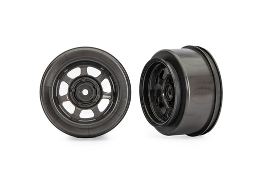 Dirt Oval Gray Front Wheels (2), TRA-10471X