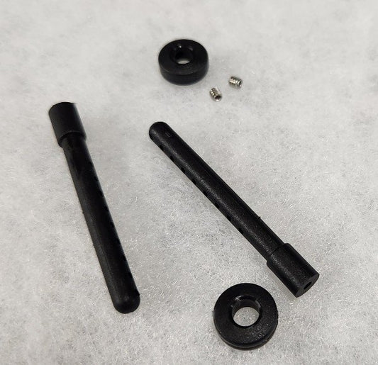 CRC Body Post with Collars, Black 2" (2), CLN-1378