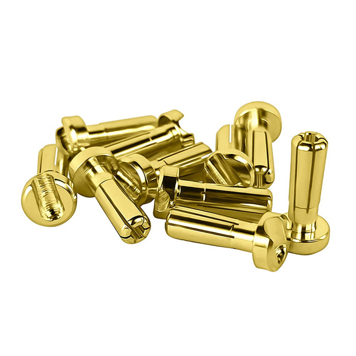 1up Racing LowPro 4mm Bullet Plugs - 10pcs, 1UP190405