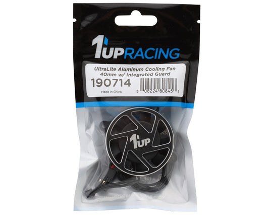 1UP Racing UltraLite Aluminum 40mm High-Speed Fan (Black), 1UP190714