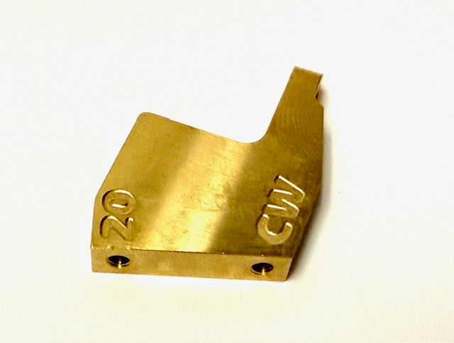 Brass 20 Deg Front Suspension Mount 3mm Threads (1) CW-2418