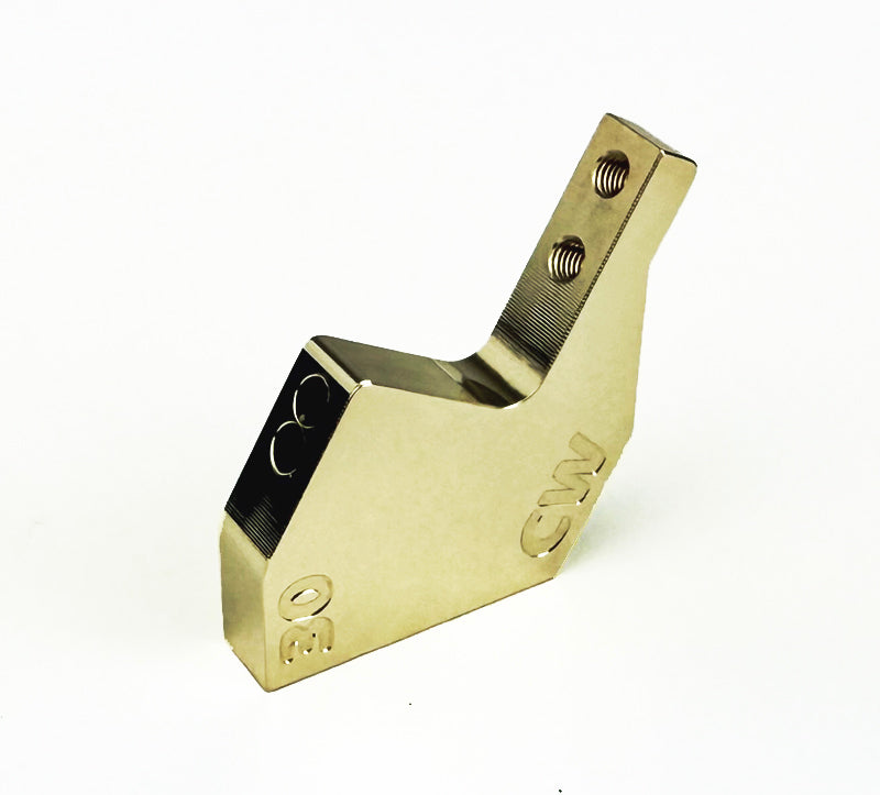 Brass 30 Deg Front Suspension Mount 3mm Threads (1) CW-2422