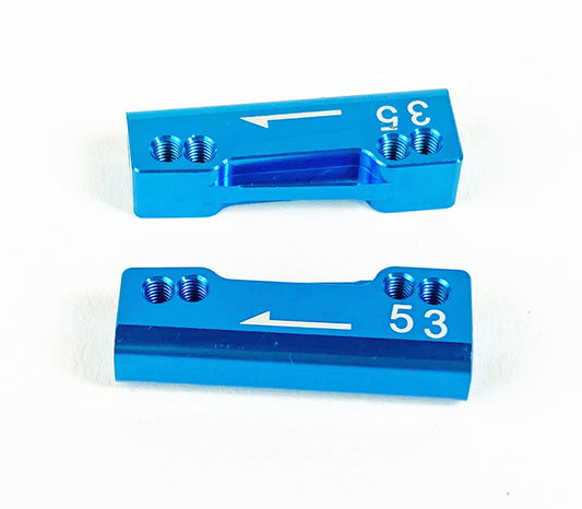 Beast Midget Rear Toe Block 3-5 Degree M3 (pair), CW-2445