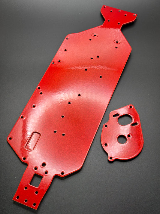Powder Coated Losi 22S Sprint Aluminum Chassis & Motor Plate