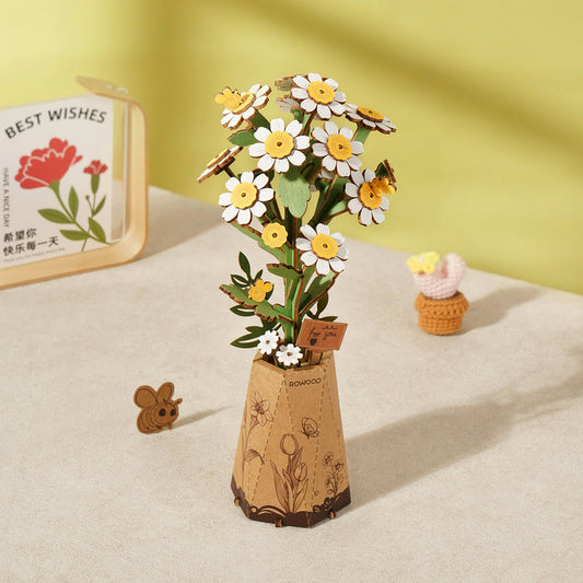 Rowood Chamomile DIY 3D Wooden Model Kit, ROETW061