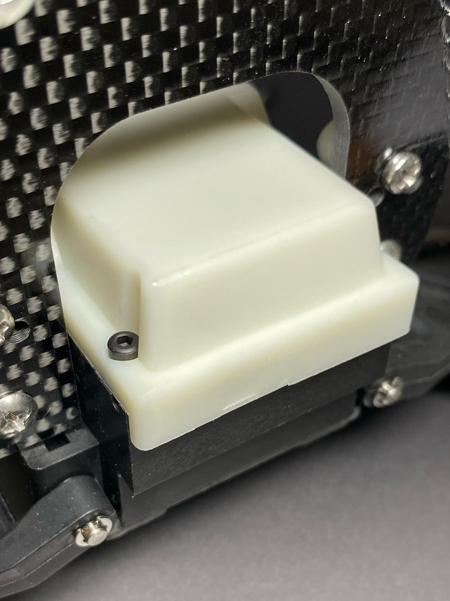 Bulkhead Caps Set (White) For Yokomo Dogfighter, FZ-003