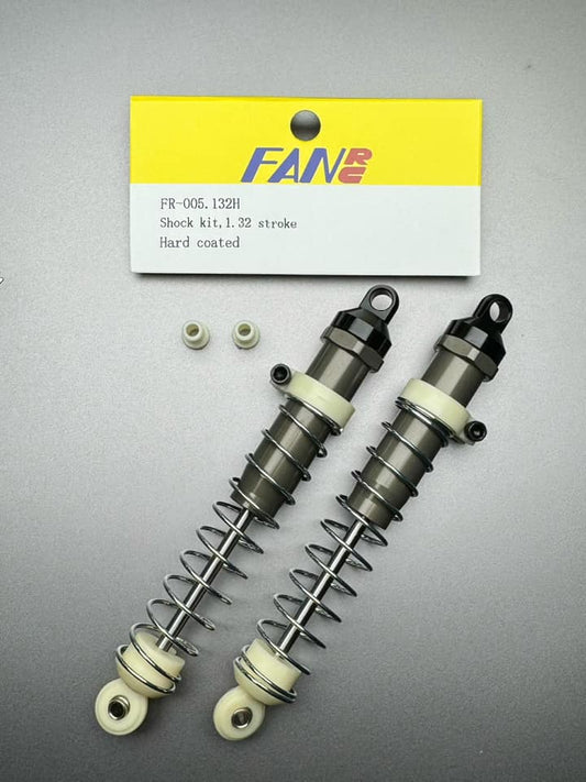 Fan RC Hard Coated Shock Kit 1.32 Stroke, FR-005.132H