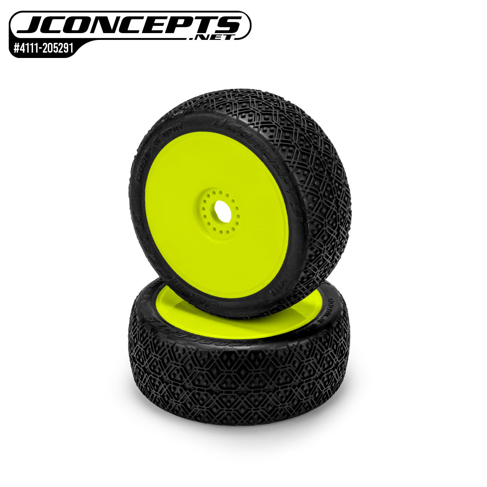 Double Bar - Pre-Mounted 8th Scale Buggy Tires, JCO-4111
