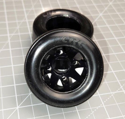 CRC Rear GT-R rubber tires, mounted (pr), CRC-23121