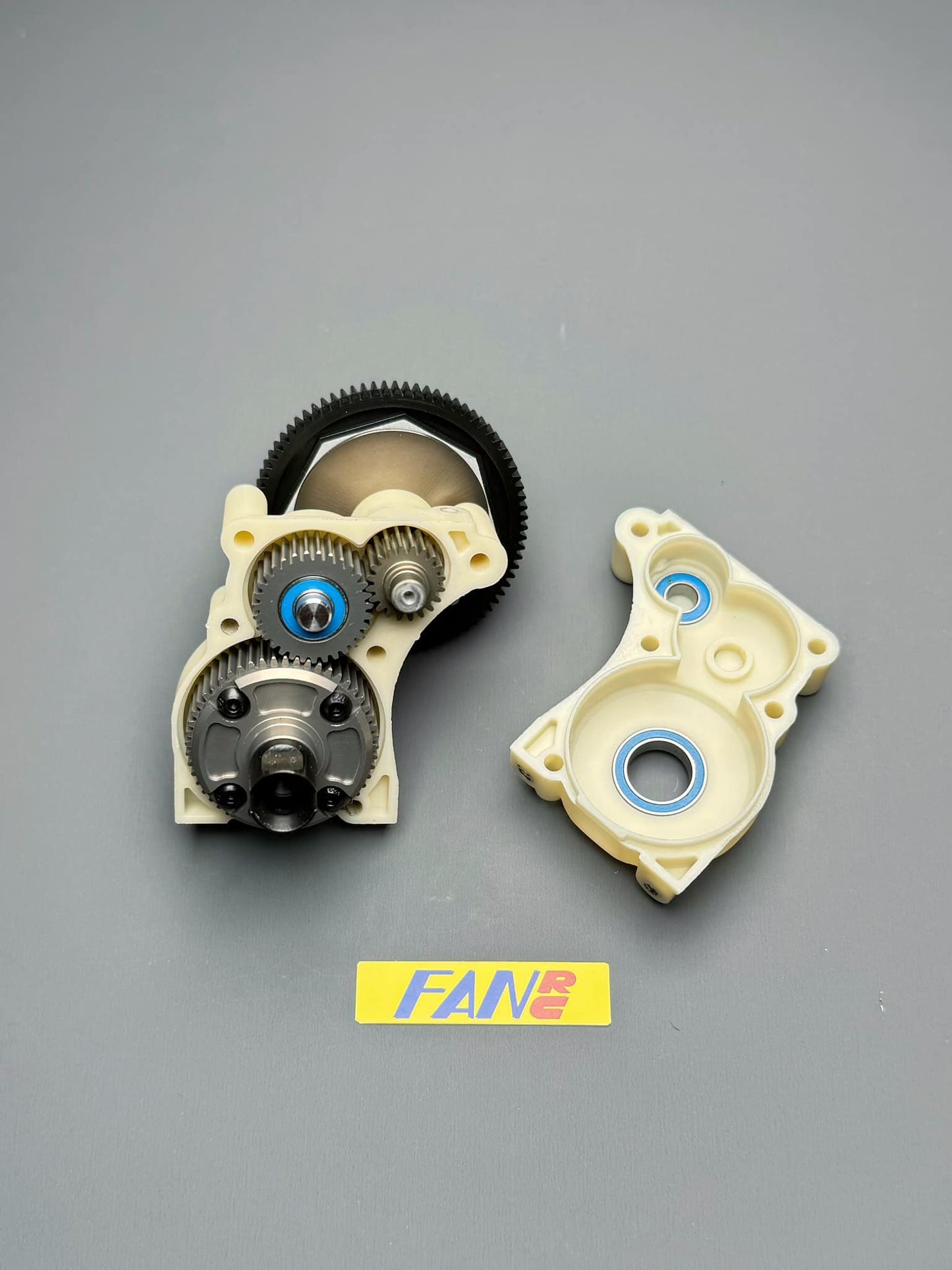 Fan RC Complete Gear Diff Transmission Kit (minus motor plate)