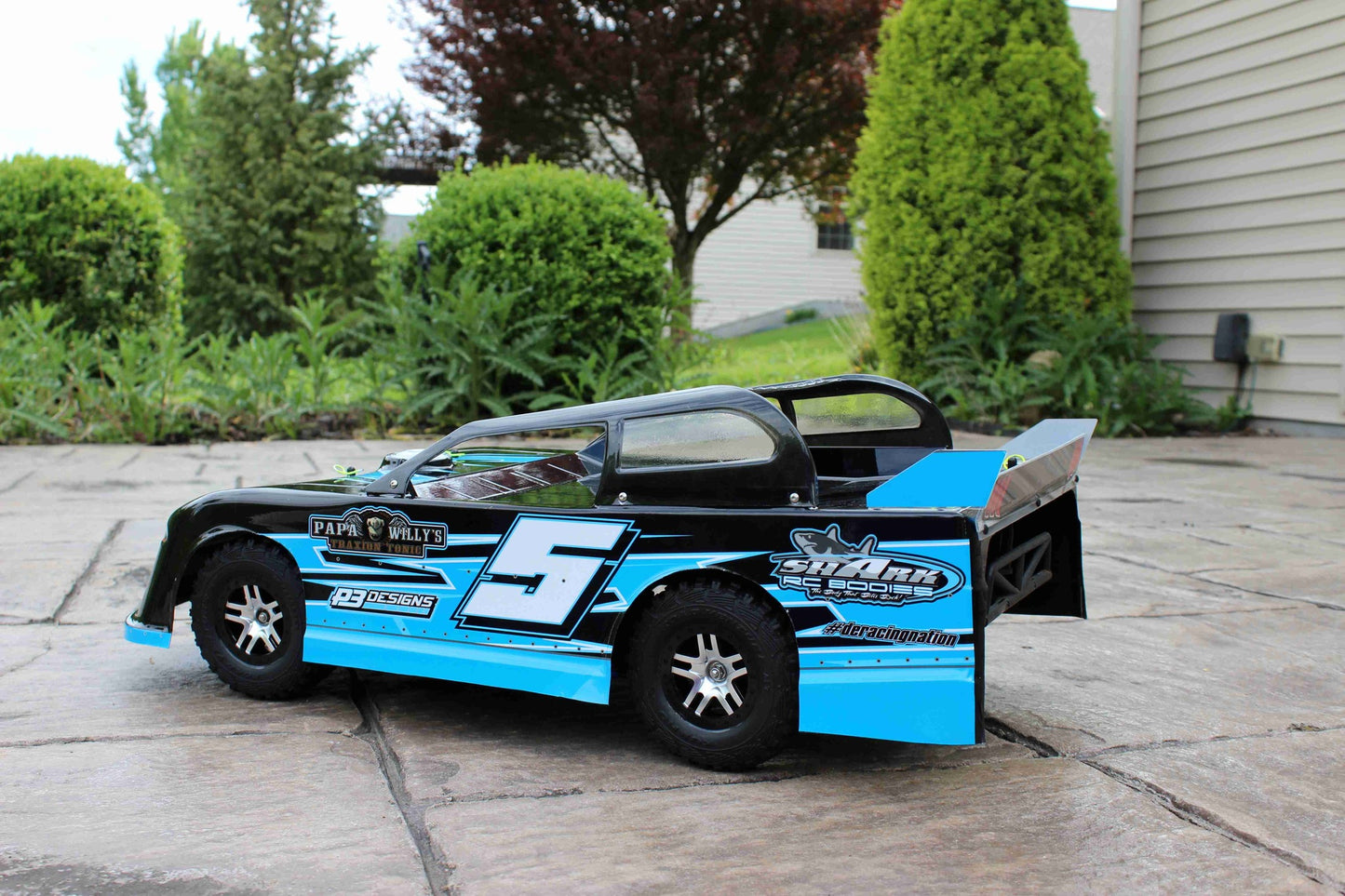 Shark RC Code Blue SC/Slash Street Stock Body, clear