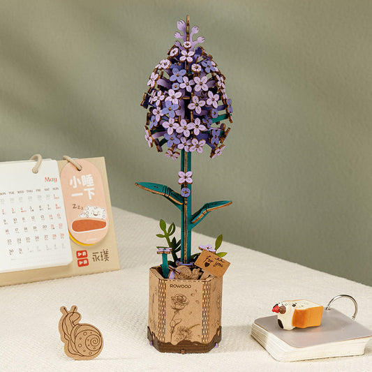 Rowood Lilac DIY 3D Wooden Model Kit, ROETW021