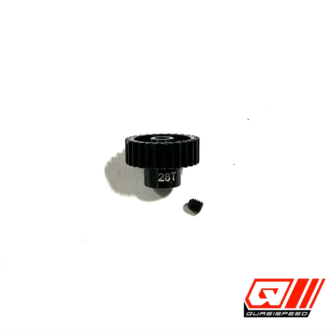 Team GFRP/QuasiSpeed Aluminum Pinion Gears (1/8 in shaft) 48P for Dirt Oval Cars