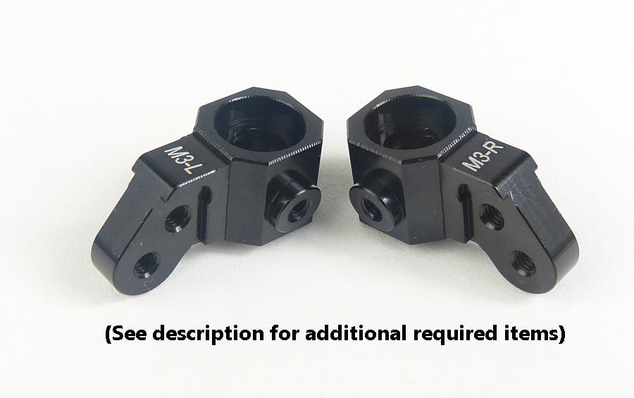 M3 ALUMINUM INCLINED HEX SPINDLES – INLINE (1pr), CW-7244