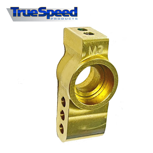 Brass Tall Rear Hub for Metric Bearings, CW-7265