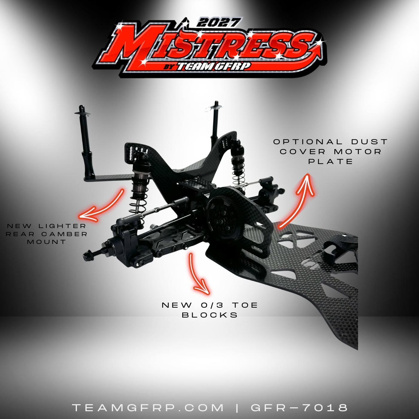 Team GFRP 2027 Mistress LM/MWM Car Kit, GFR-7018