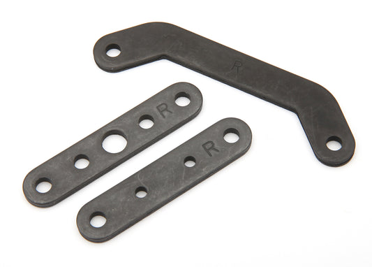 Traxxas Maxx Bulkhead Tie Bar, rear, upper (1)/ lower front (1)/ lower rear (1) (steel), TRA-8927