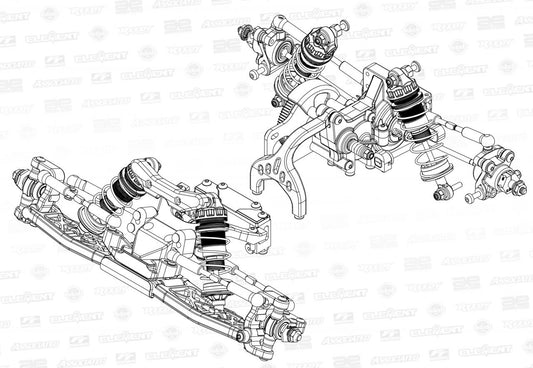 RC10B6 Builders Support Kit 2, ASC-90053