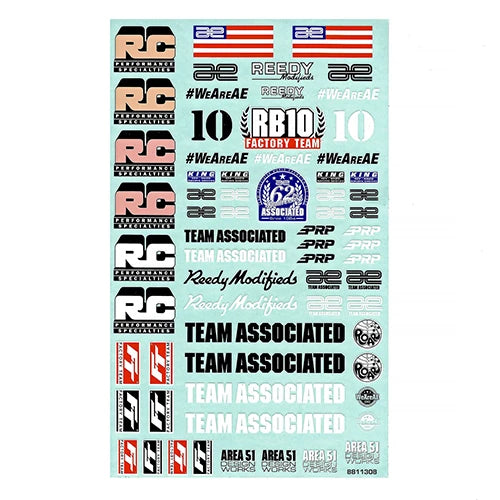 RB10 Retro Ft Decal Sheet, ASC-91251