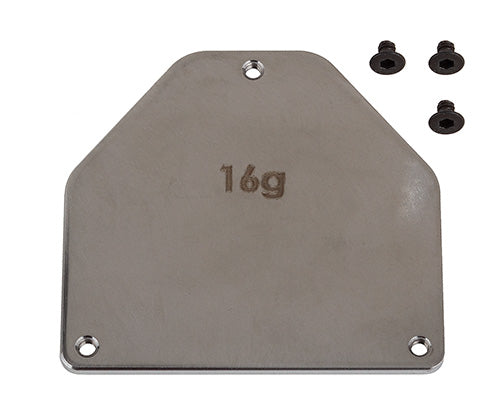 RC10B7 FT Steel Servo Weight Plate, 16g, ASC-92445