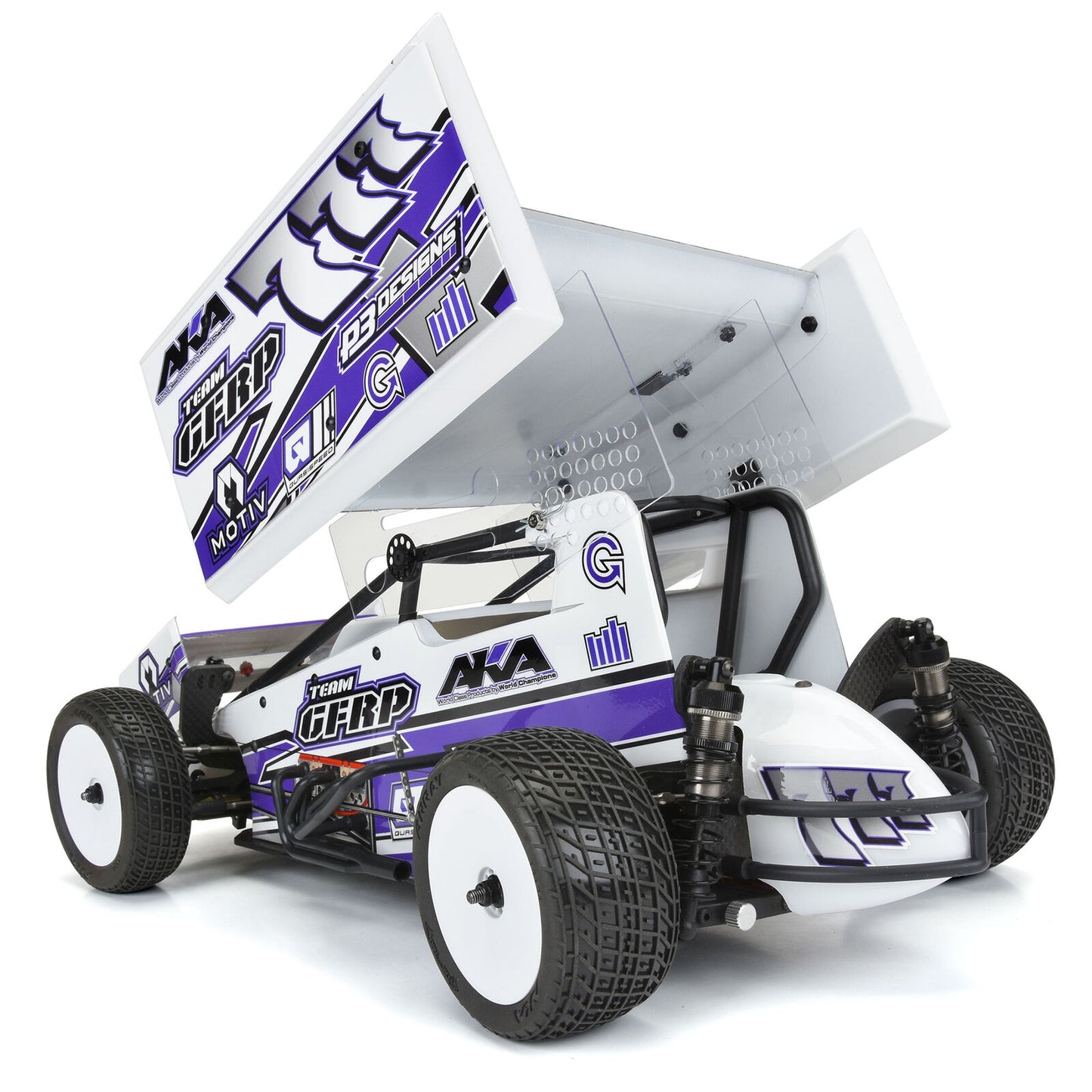 AKA Array 2.2" Rear Buggy Dirt Oval Tires (2), AKA13134