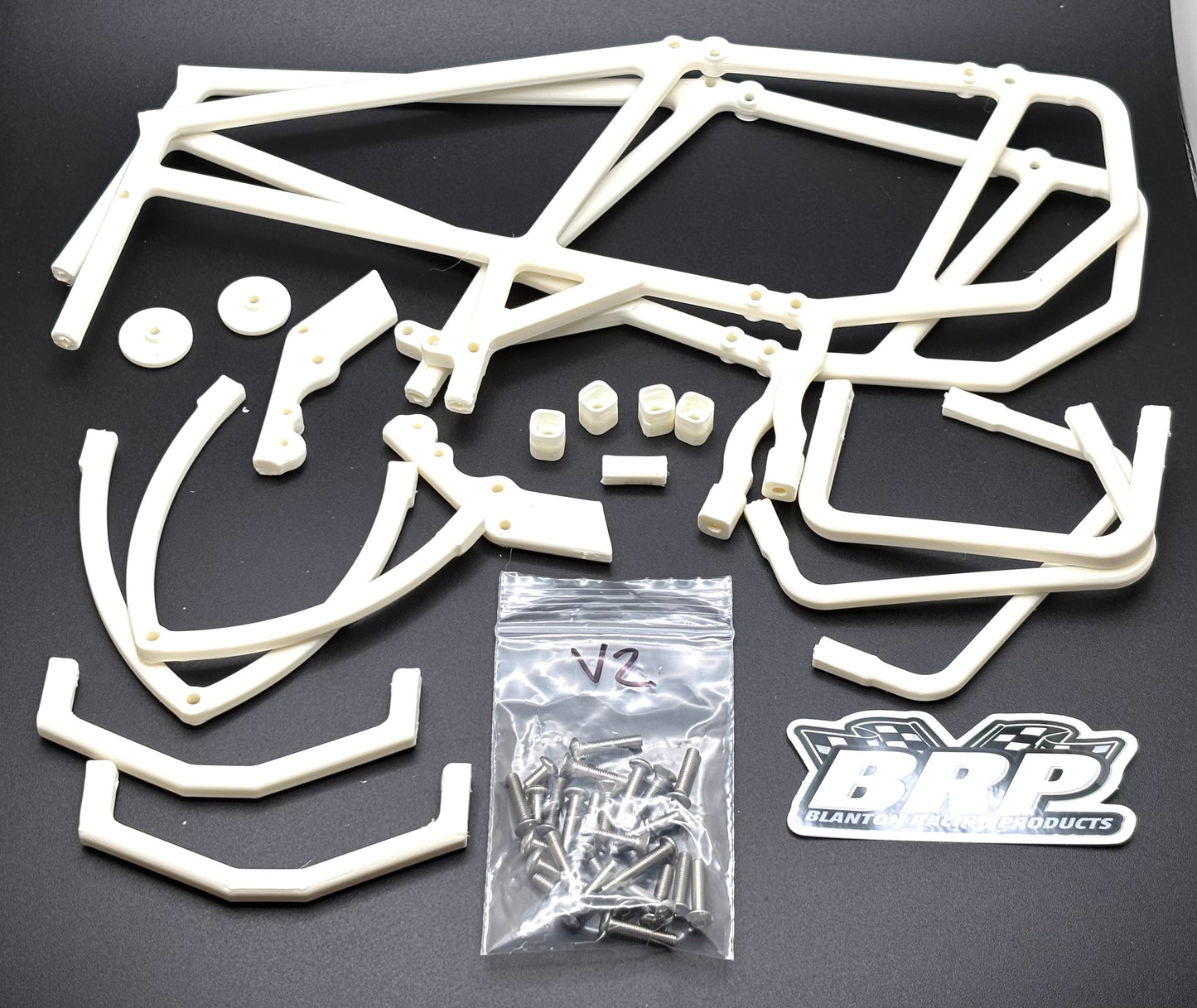 The Flex Custom Works RC Sprint Car Cage V2, BRP-C2001V2