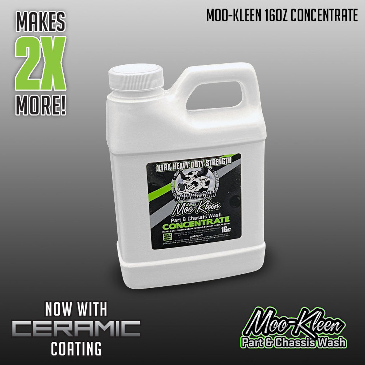 Cow RC Moo-Kleen Part & Chassis Wash 16oz Concentrate, CPM-C36118460