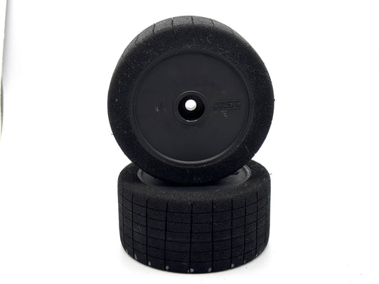 VAULT CUTS - FULL SIZE 3.20" GROOVED BSR Racing 2.4 Buggy 12mm Hex Wheel Rear Foam Tires (1/10 Scale)