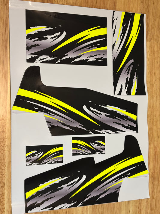 1/10 Custom Works RC Sprint Car Wrap Base Decals