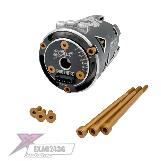 Complete Modified 25.5T Motor Aluminum Screw Kit (6), EXA0243