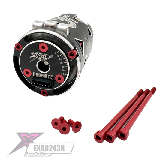 Complete Modified 25.5T Motor Aluminum Screw Kit (6), EXA0243