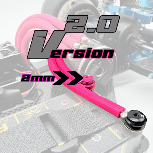 Team Exalt 5mm Adjustable Bullets w/ Heatsink (pair), EXA3901