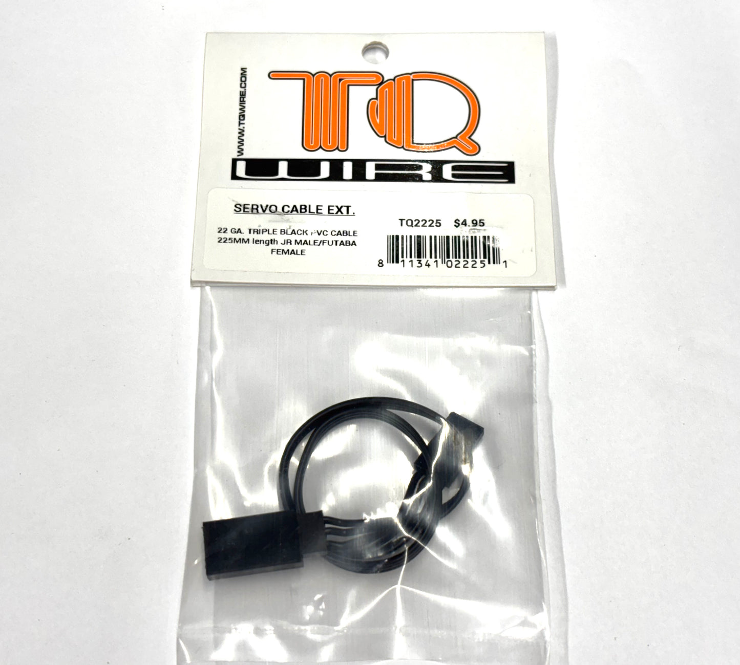 TQ Wire 225mm Servo Extension, TQ-2225