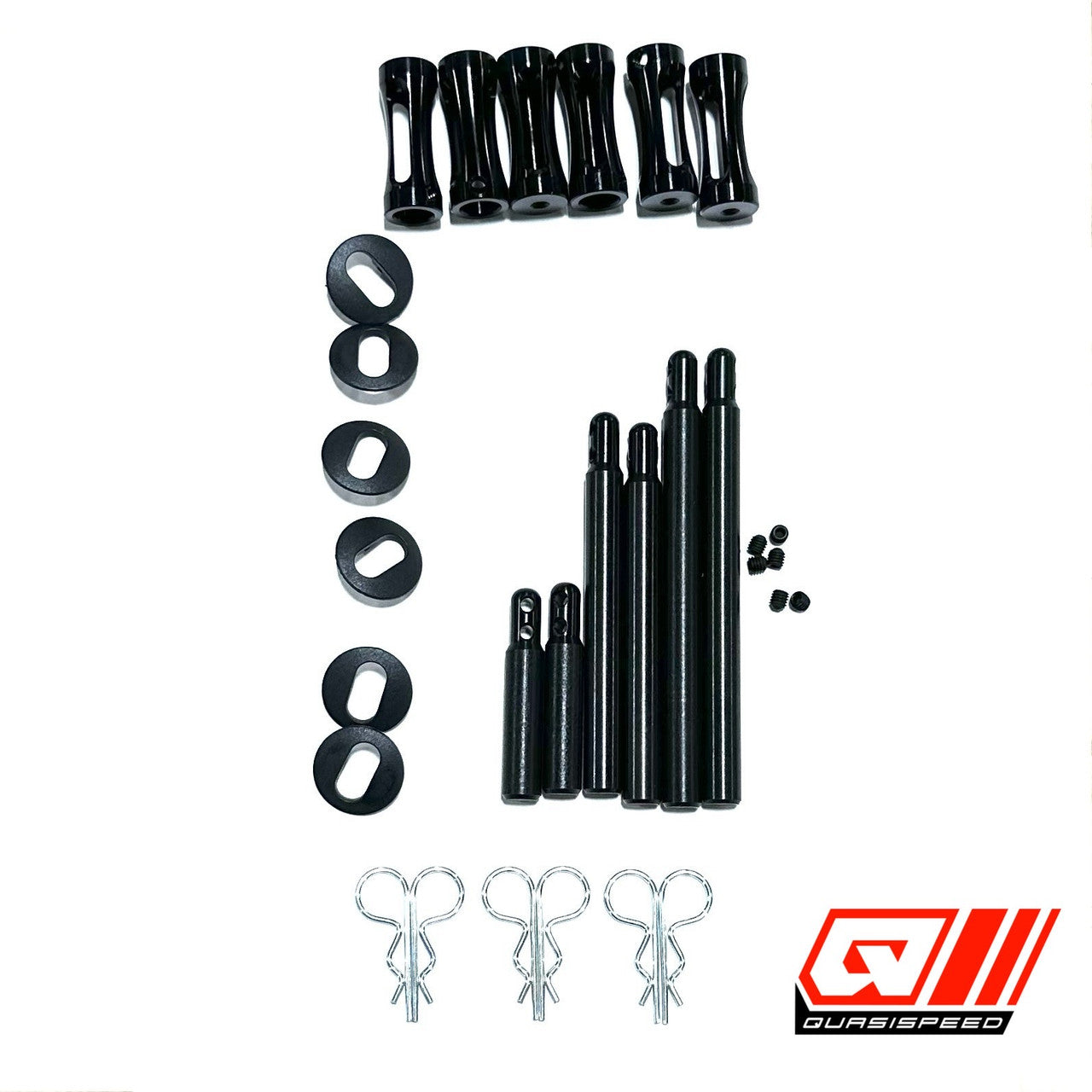 Metric Clipped Body Post Kit (6) QS-4002