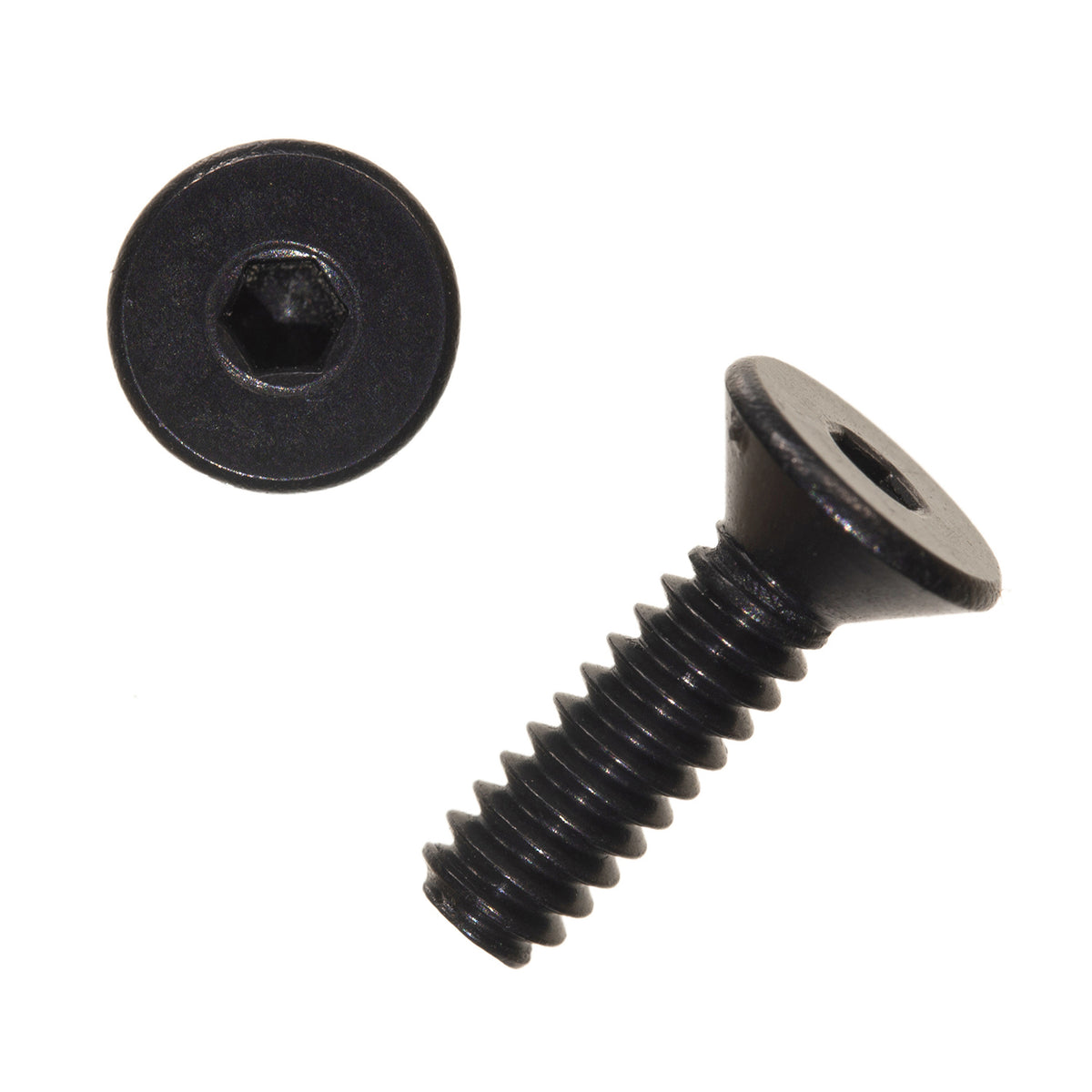 8-32 x 3/8 Steel Flat Head Socket Screws 82 degree (Qty 10), VRC-90244