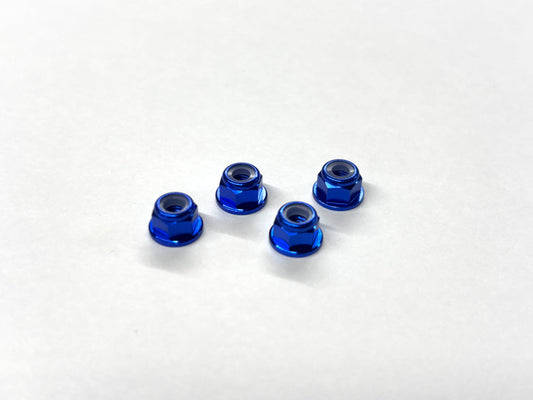 Aluminum 3mm Hex Lock Nut Flanged