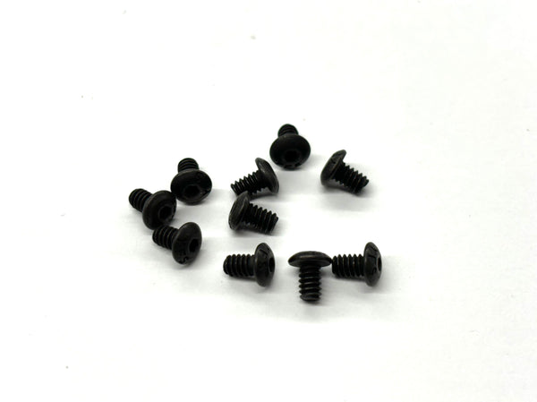 4-40 x 1/4 Button Head Screw (Black Steel) Set of 10, VRC-8265