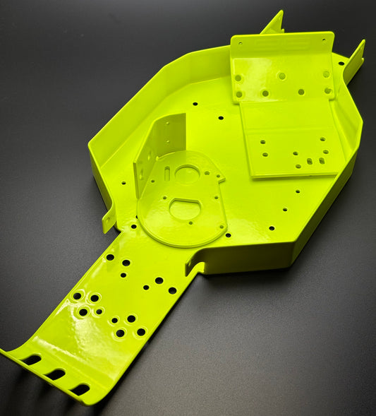 Associated RC10 Powder Coated Tub Chassis, Nose Plate, Motor Mount (Available End of Oct)