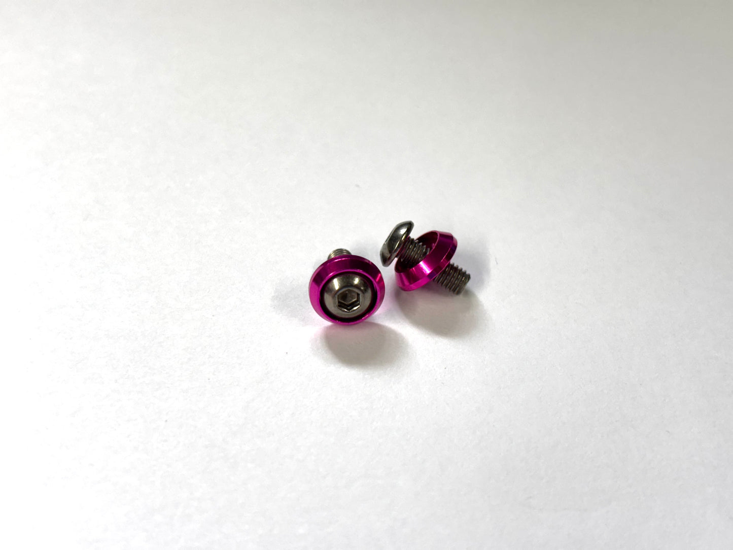Titanium 3mm Motor Screws (2) with Washers (2)