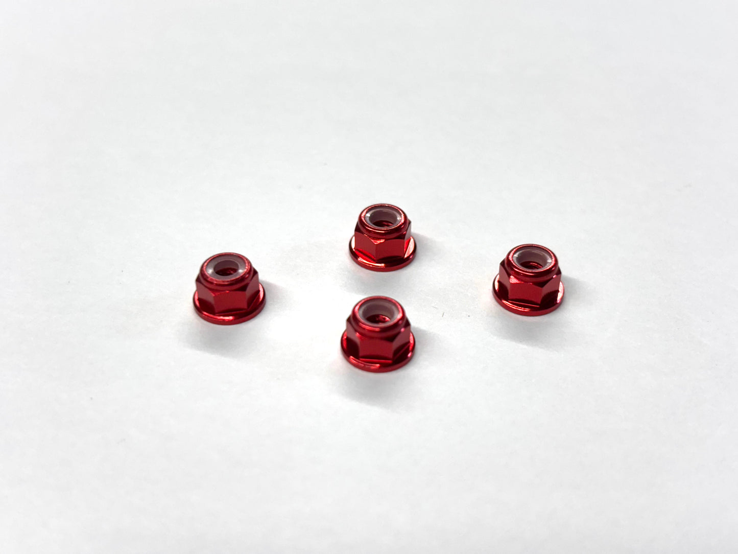 Aluminum 3mm Hex Lock Nut Flanged