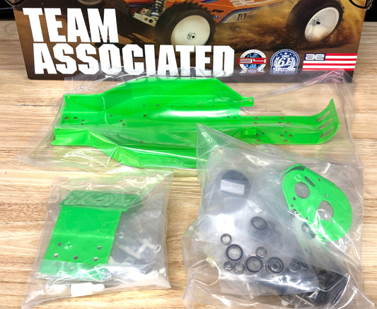 Team Associated Special Edition RC10 4WD Team Car Kit with Powder Coated Chassis, ASC-6046